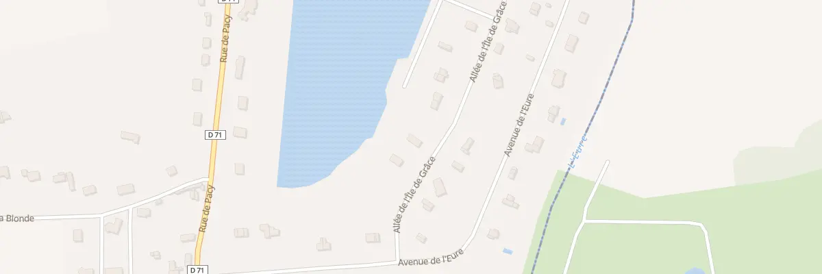 Plan du 3 All de l’Ile de Grace à Merey