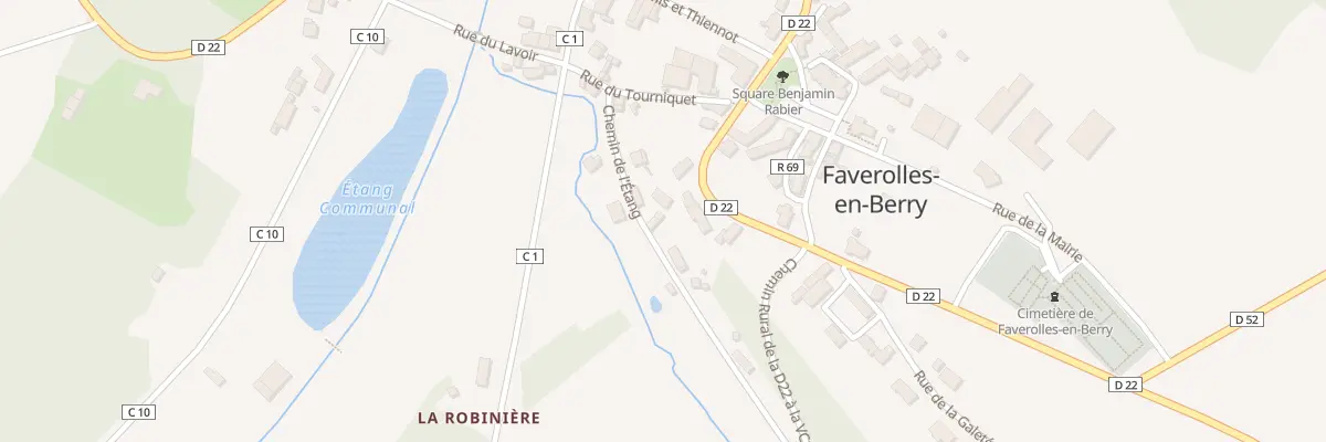 Plan du 5 Rte de l’Etang à Villentrois-Faverolles-en-Berry