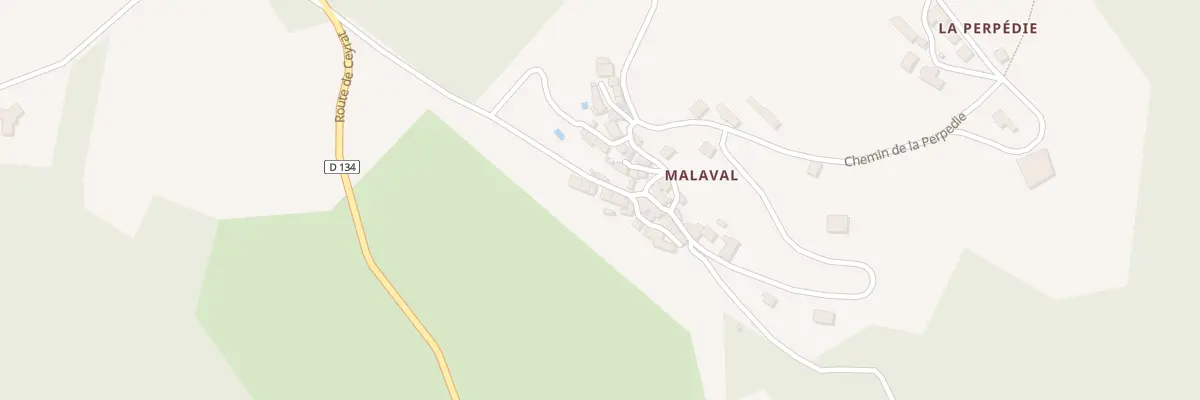 Plan du 6 Rte De Malaval à Saint-Solve