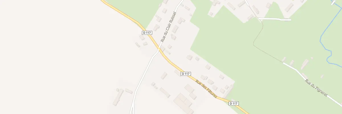 Plan du 5040 Les Patures à Fréauville