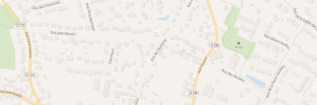 Plan du 16 Rue de l’Aumône à Fontenay-sur-Eure