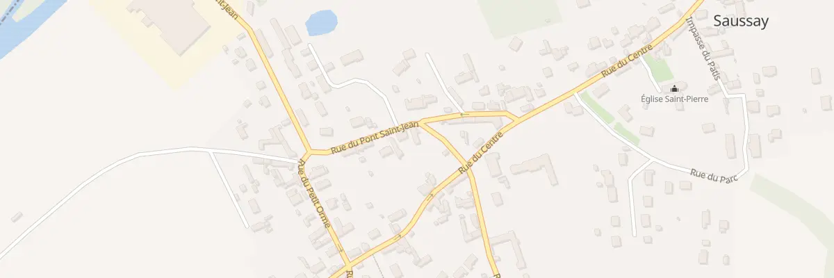 Plan du 26 Rue du Pont St Jean à Saussay