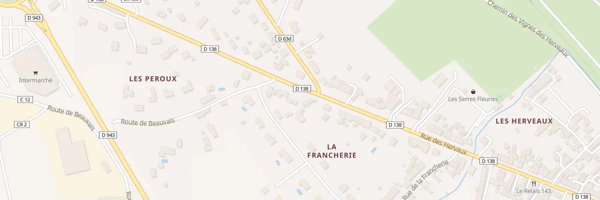 Plan du 106 Rue des Hervaux à Buzançais