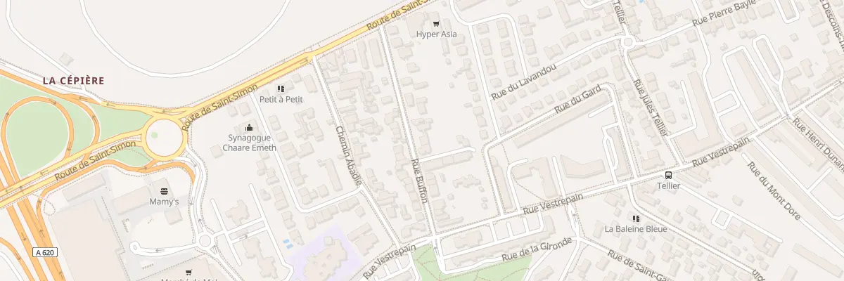 Plan du 26 Rue Buffon à Toulouse