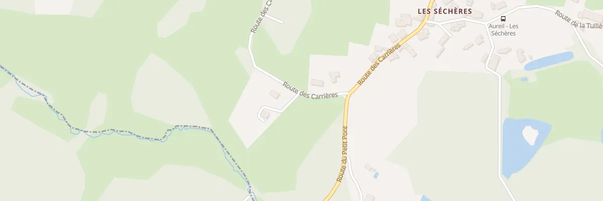 Plan du 112 Rte des Carrières à Aureil