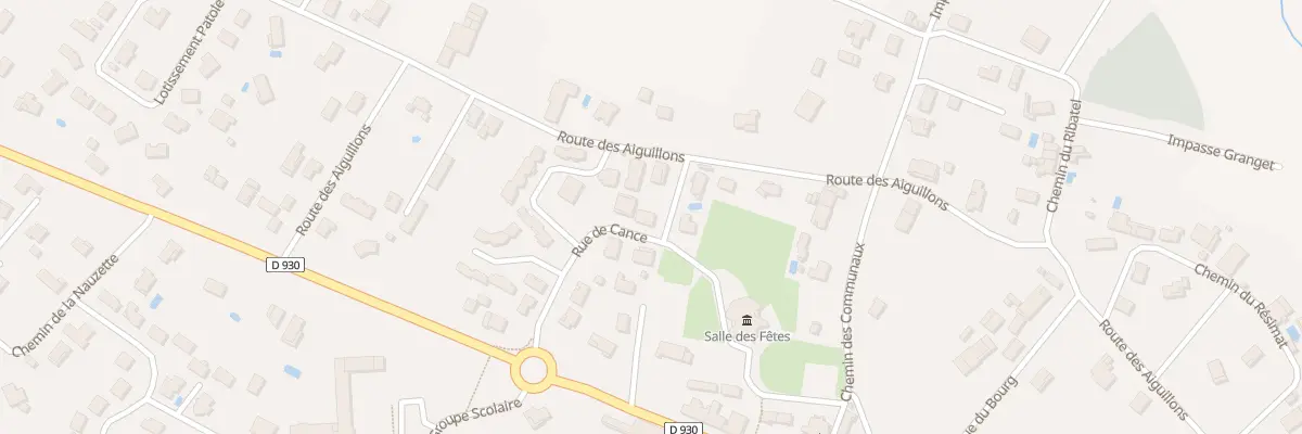 Plan du 199 Rue de Cance à Orgueil