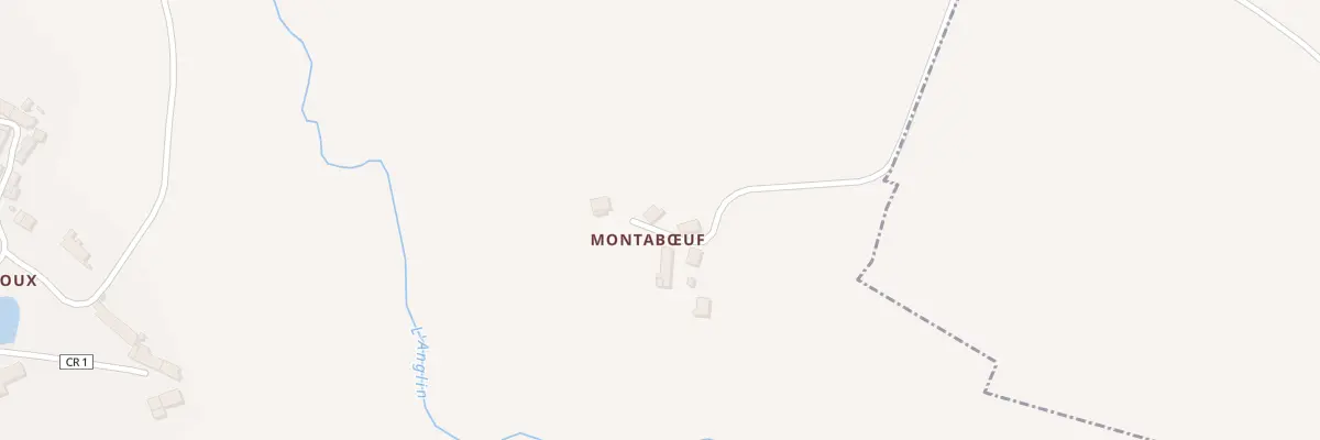 Plan du 4 Montaboeuf à La Châtre-Langlin