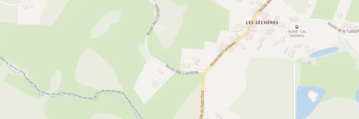 Plan du 115 Rte des Carrières à Aureil