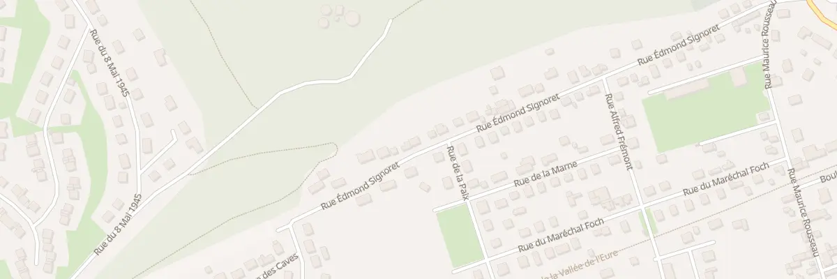 Plan du 34 Rue Edmond Signoret à Ézy-sur-Eure