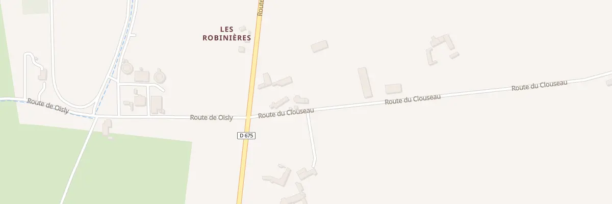 Plan du 52 Rte du Clouseau à Sassay
