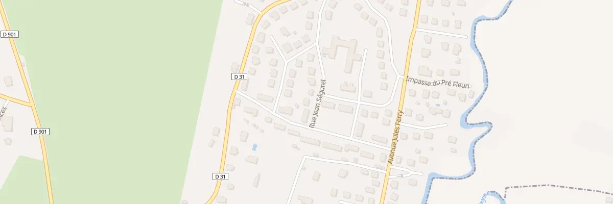 Plan du 30 Rue Jean Ségurel à Objat