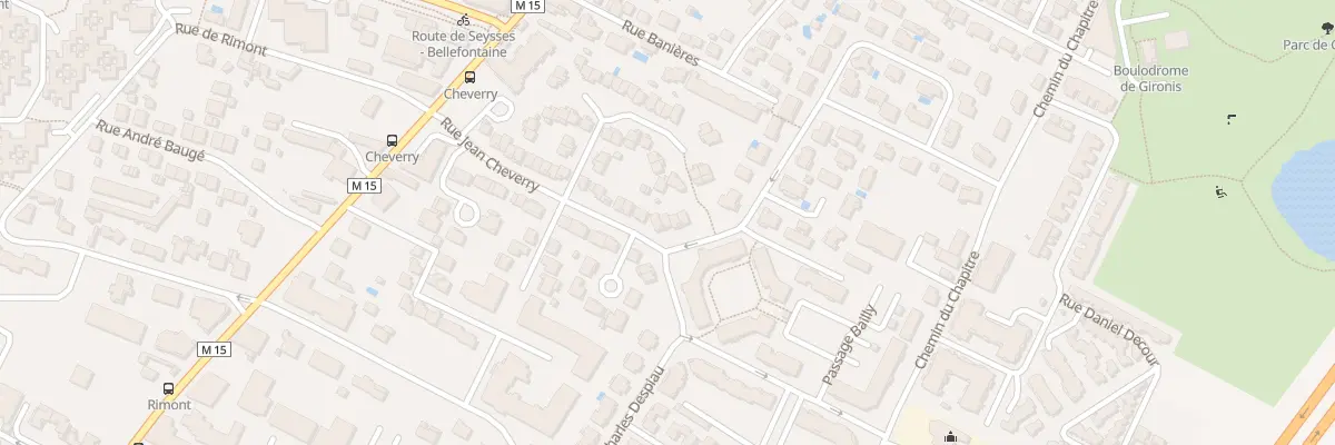 Plan du 31 Rue Jean Cheverry à Toulouse