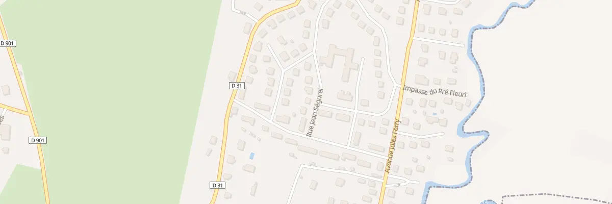Plan du 28 Rue Jean Ségurel à Objat