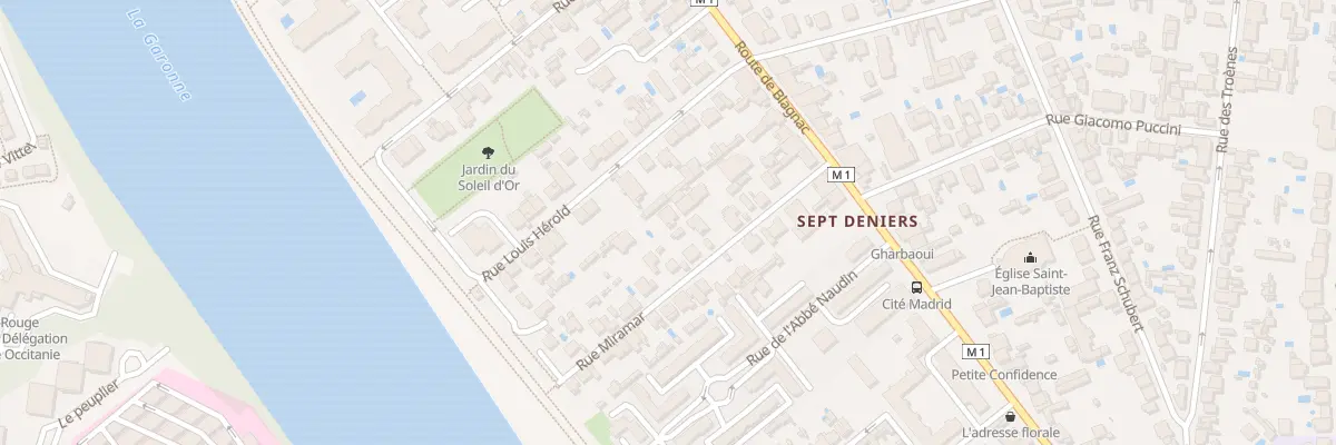 Plan du 23B Rue Miramar à Toulouse