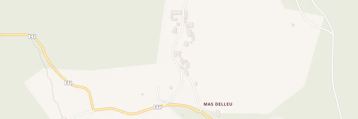 Plan du 5075 Mas Delleu à Calamane