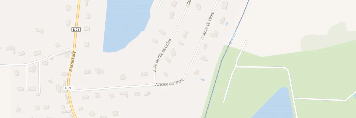 Plan du 52A Av de l’Eure à Merey