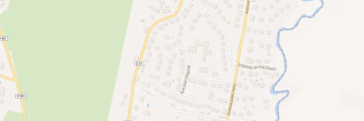 Plan du 24 Rue Jean Ségurel à Objat