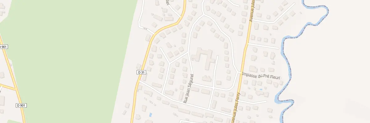 Plan du 22 Rue Jean Ségurel à Objat