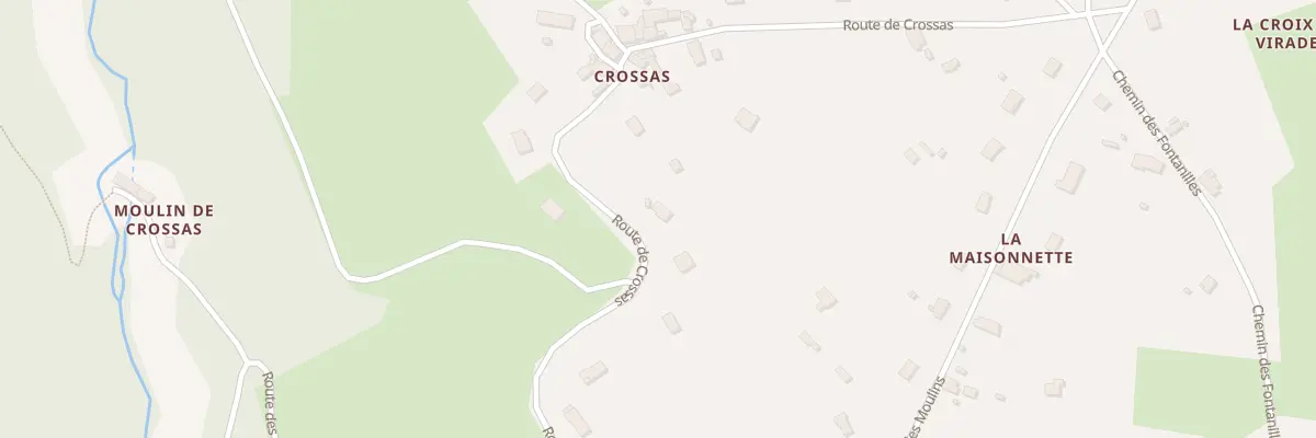 Plan du 495 Rte de Crossas à Ambazac