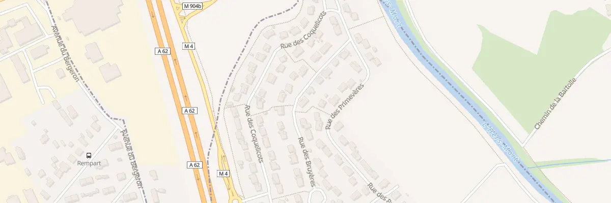 Plan du 10 Rue des Bruyères à Saint-Alban
