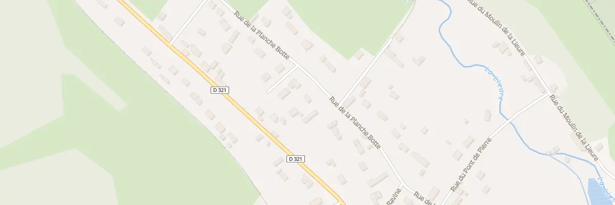 Plan du 23 Rue de la Planche Botte à Ménesqueville