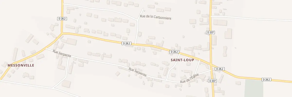 Plan du 7 Grande Rue à La Bourdinière-Saint-Loup