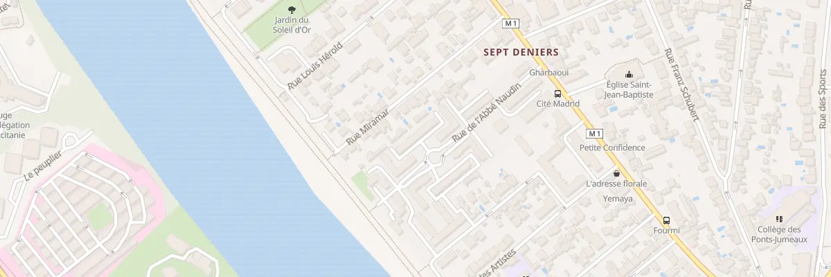 Plan du 20 Rue de l’Abbé Naudin à Toulouse