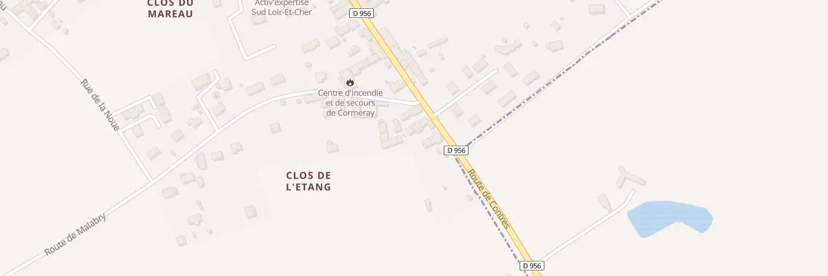 Plan du 84 Rue de la République à Cormeray