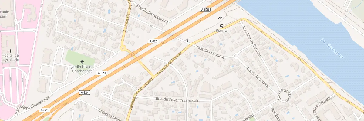 Plan du 16B Av de Biarritz à Toulouse