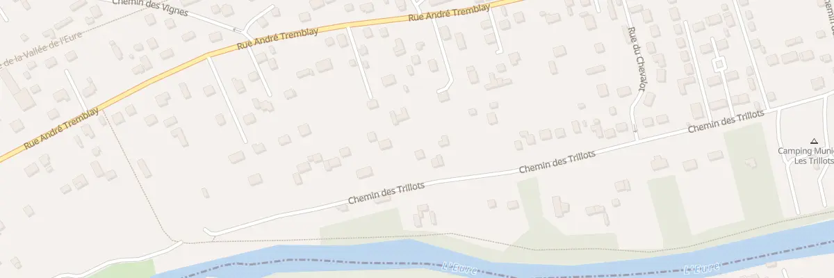 Plan du 22B Che des Trillots à Ézy-sur-Eure