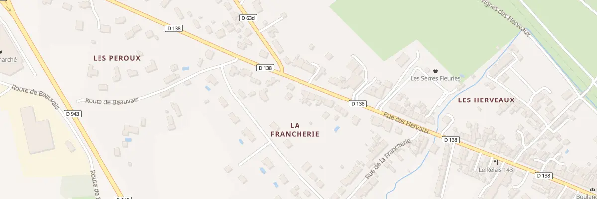 Plan du 98 Rue des Hervaux à Buzançais