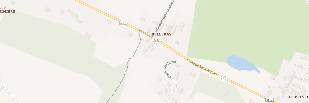 Plan du 187 Bellebas à Seigy