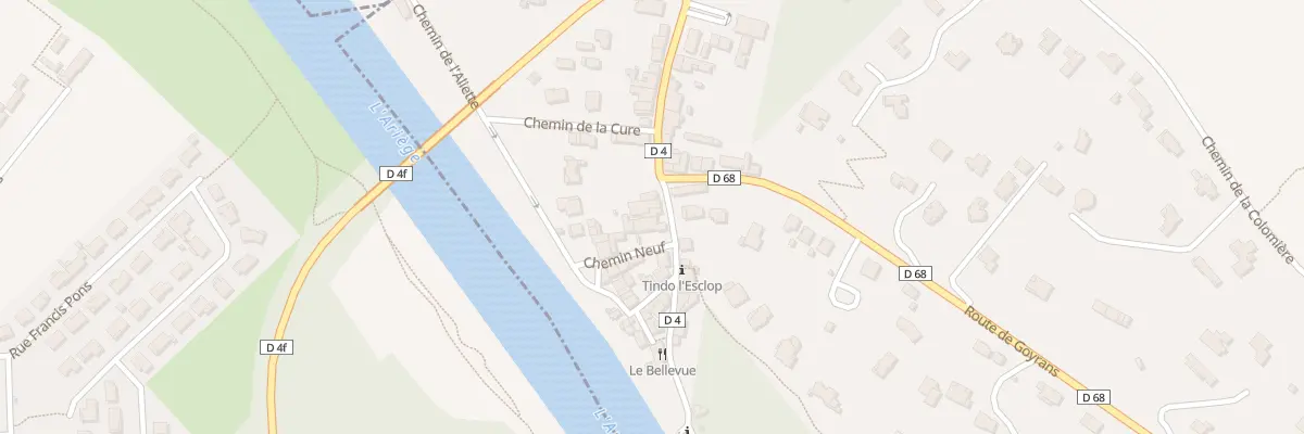 Plan du 9 Av des Pyrénées à Lacroix-Falgarde