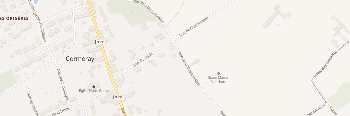 Plan du 12 Rue de la Buissonnière à Cormeray