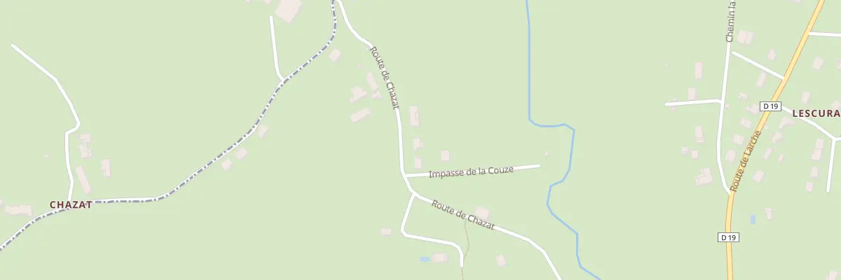 Plan du 5616 Le Chazat à Saint-Cernin-de-Larche