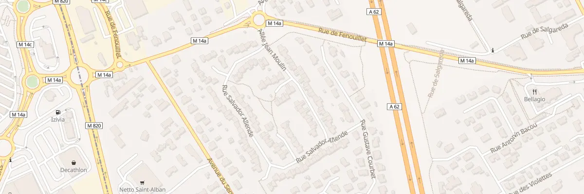 Plan du 4 Imp Louis Prat à Saint-Alban