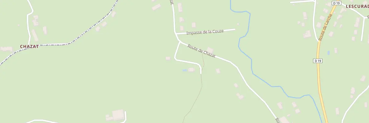 Plan du 5478 Le Chazat à Saint-Cernin-de-Larche