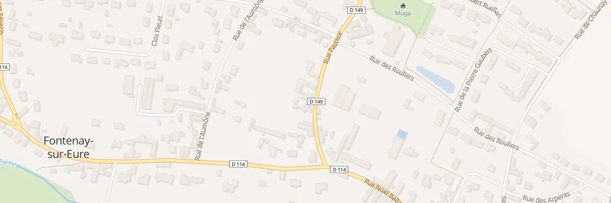 Plan du 7 Rue Pasteur à Fontenay-sur-Eure
