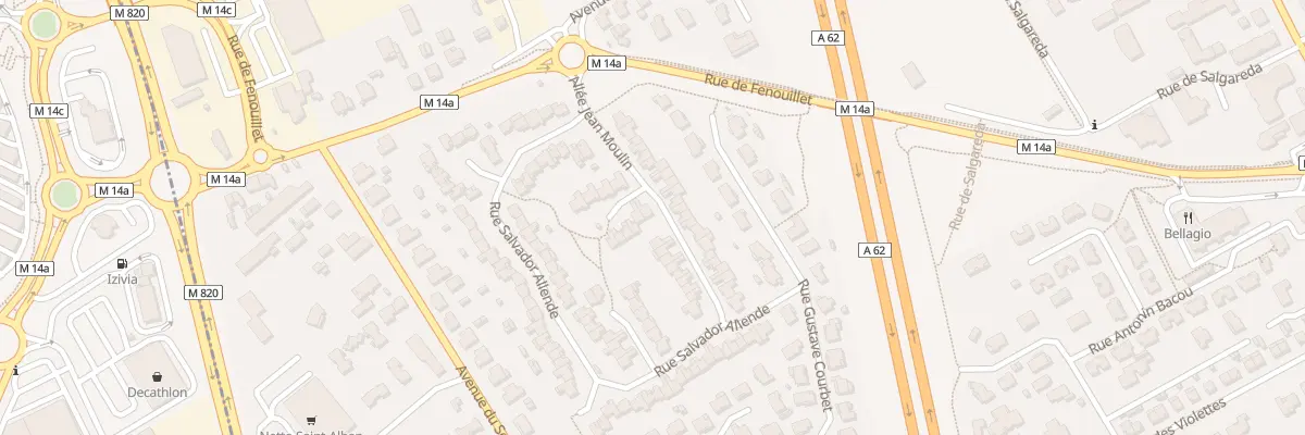 Plan du 2 Imp Louis Prat à Saint-Alban