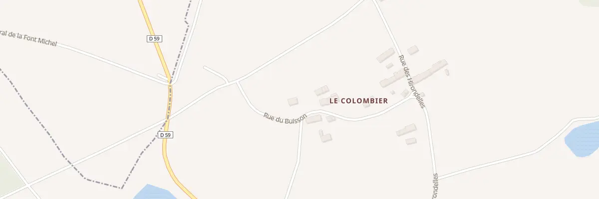 Plan du 16 Rue du Busson à Sacierges-Saint-Martin