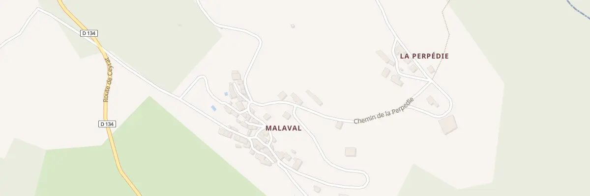 Plan du 22 Rte De Malaval à Saint-Solve