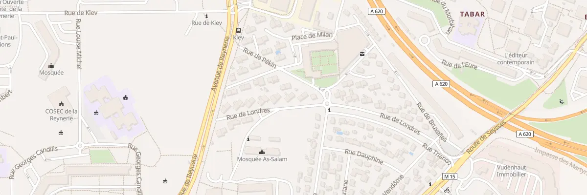 Plan du 34 Rue de Londres à Toulouse