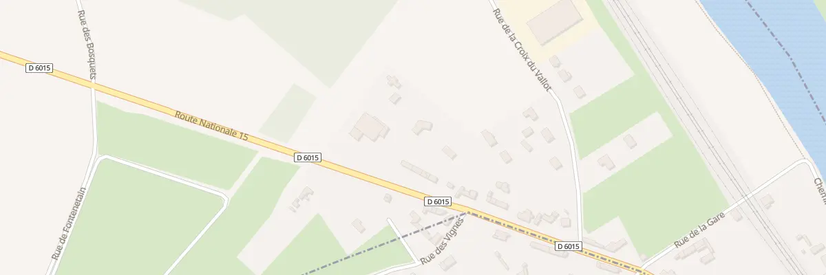 Plan du 52 Rte Departementale 6015 à Saint-Pierre-la-Garenne