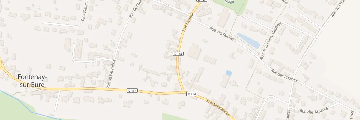 Plan du 6 Rue Pasteur à Fontenay-sur-Eure
