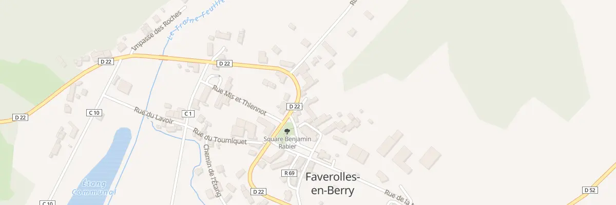 Plan du 2 Rte de Châteauvieux à Villentrois-Faverolles-en-Berry