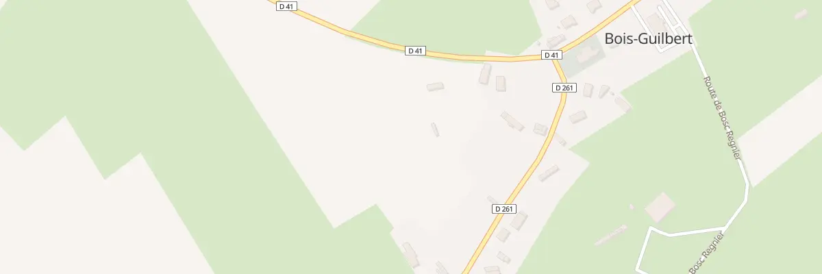 Plan du 28 Rte d’Héronchelles à Bois-Guilbert
