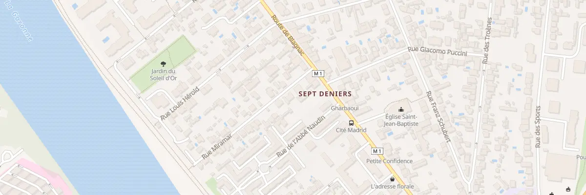 Plan du 32 Rue Miramar à Toulouse