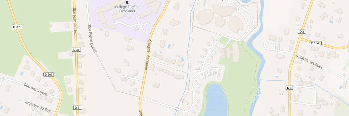 Plan du 8 Imp Sacha à Objat