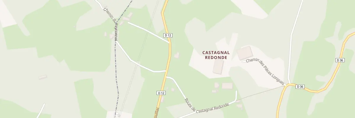 Plan du 5046 Castagnal Redonde à Rouffilhac