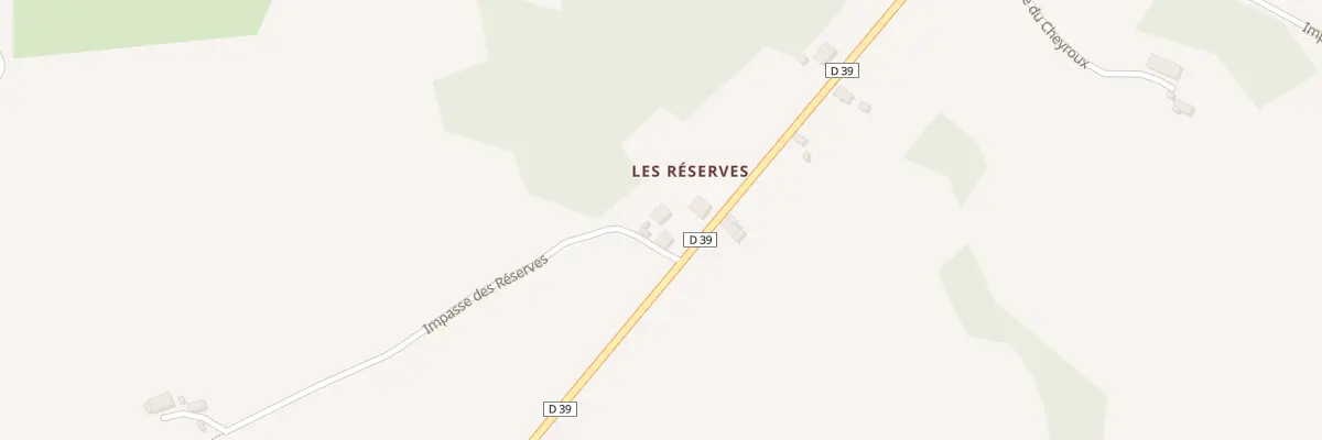 Plan du 5120 Les Reserves à Montgibaud